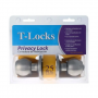 CERRADURA HABITACION T-LOCKS S/S SIN LLAVE