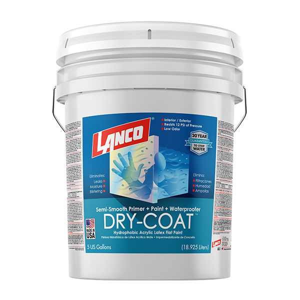 LANCO DRY-COAT FLAT SEMI WH/P EN PAILA