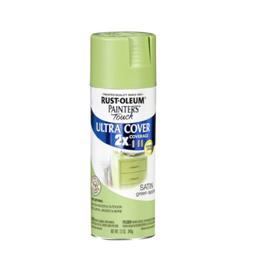 RUST-OLEUM SPRAY 2X SATIN GREEN APPLE