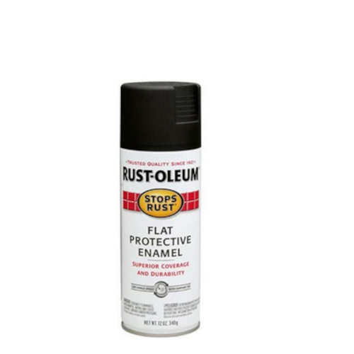 RUST-OLEUM SPRAY FLAT BLACK