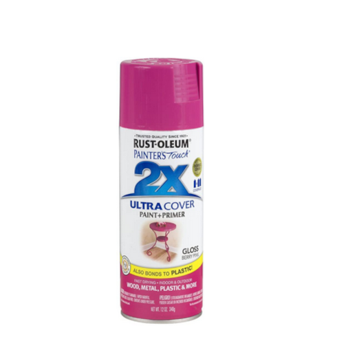 RUST-OLEUM SPRAY 2X GLOSS BERRY PINK