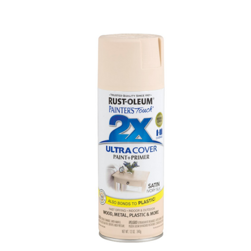 RUST-OLEUM SPRAY 2X SATIN IVORY SILK