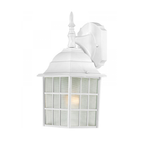 WALL LANTERN / ARM DOWN WHITE