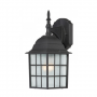 WALL LANTERN / ARM DOUM BLACK