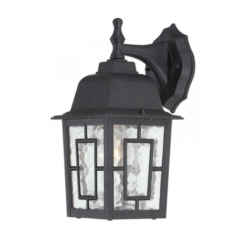 WALL LANTERN / ARM DOWN BLACK