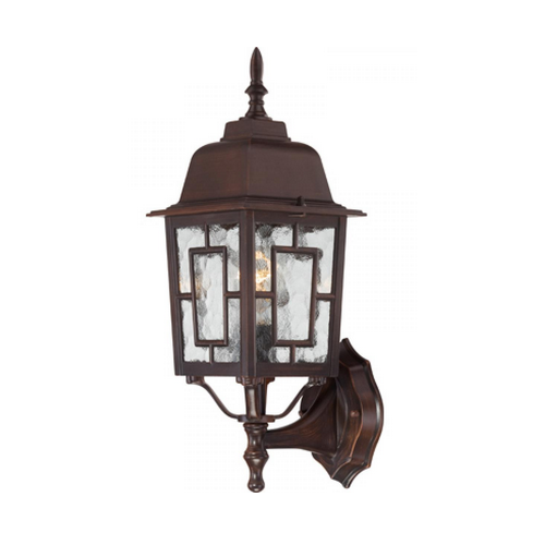 WALL LANTERN / ARM UP BROWN