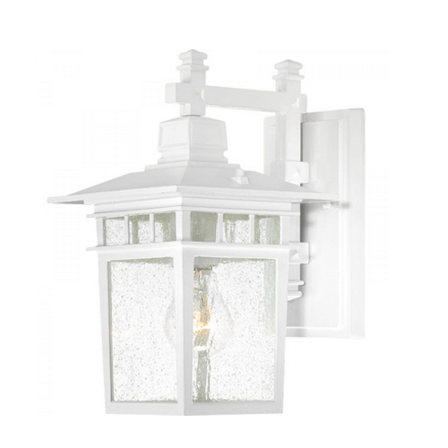 SMALL WALL LANTERN / ARM DOWN WHITE