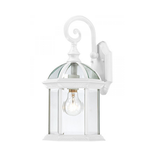 SMALL WALL LANTERN / ARM DOWN  WHITE