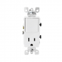 SWITCH COMBINACION DECORATIVO BLANCO