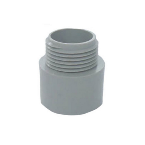 CONECTOR MACHO GRIS 1"