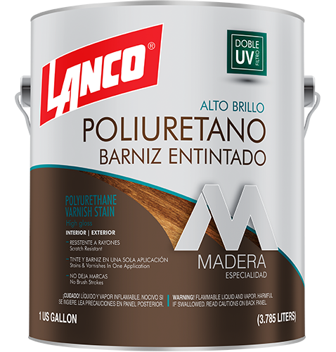 LANCO VARNISH STAIN MAHOGANY EN GALON