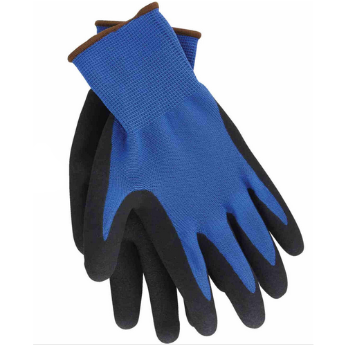 Medium Grip Latex Coated Glove, Blue