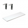 TABLILLA BLANCA CON BRACKET 8"X24"