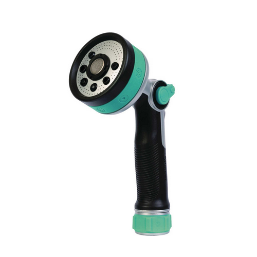 SWIVEL CONNECT METAL 8-PATTERN THUMB CONTROL NOZZLE