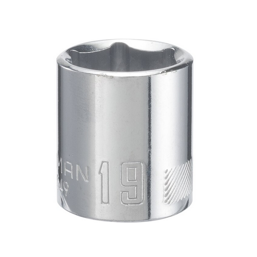 CRAFTSMAN 3/8'' Drive 19mm 6 Point Shallow Socket