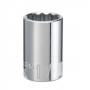 CRAFTSMAN 1/2-in. Drive 17mm 12 Point Shallow Socket