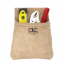 Single Pocket Suede Leather Nail & Tool Bag