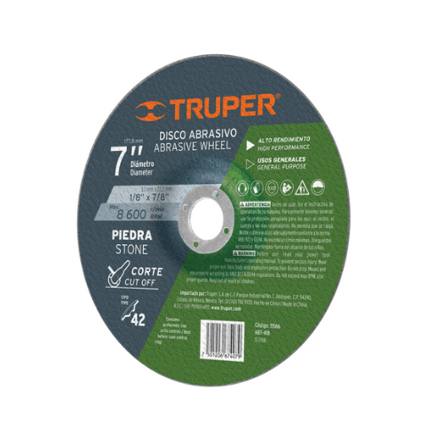 TRUPER DISCO CORTA PIEDRA 7"