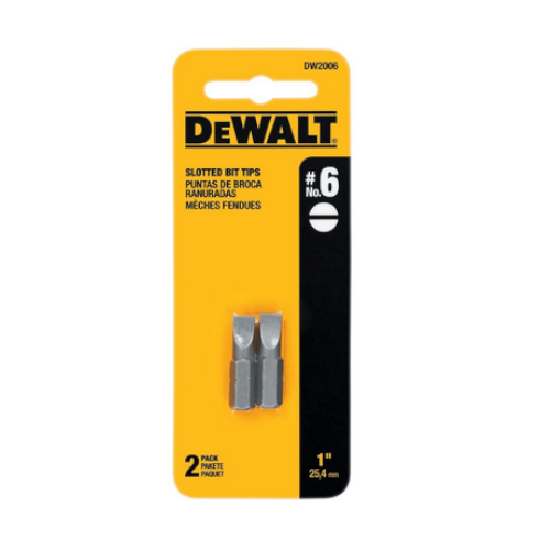 DW2006 SLOTTED INSERT BIT