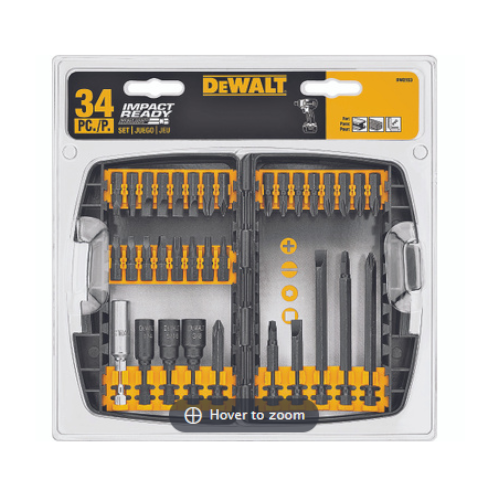 DEWALT SET PUNTAS 34PCS DW2153