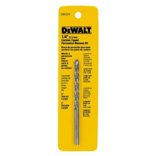 DRILL BIT PARA CONCRETO 1/4 X 4 DW5224