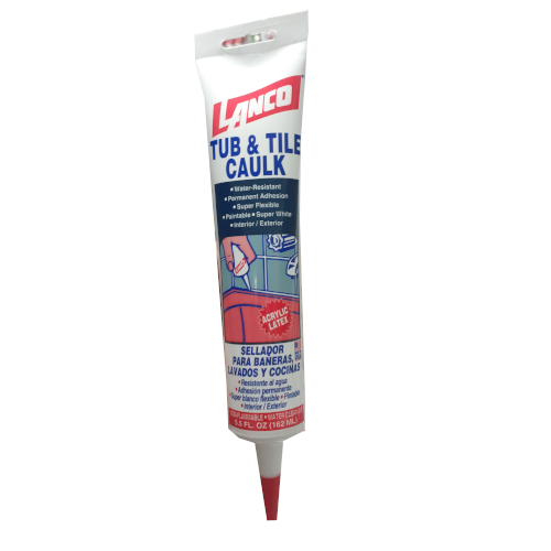 LANCO TUB & TILE CAULK EN 5.5 OZ